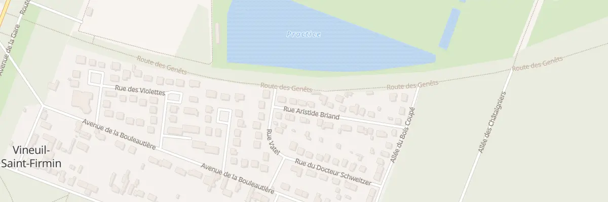 Plan du 5 Rue Aristide Briand à Vineuil-Saint-Firmin
