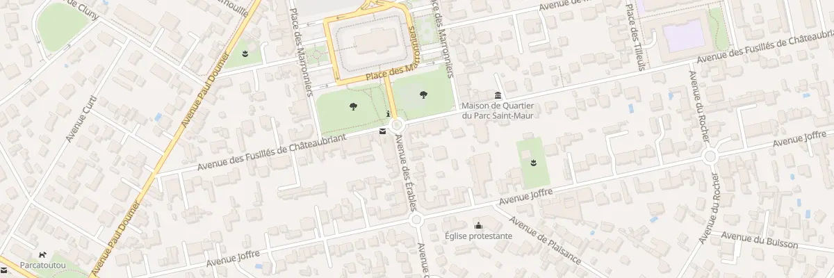 Plan du 36 Av Fusilles de Chateaubriant à Saint-Maur-des-Fossés