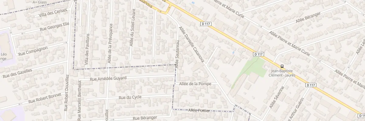 Plan du 9 All Sautereau aux Pavillons-sous-Bois