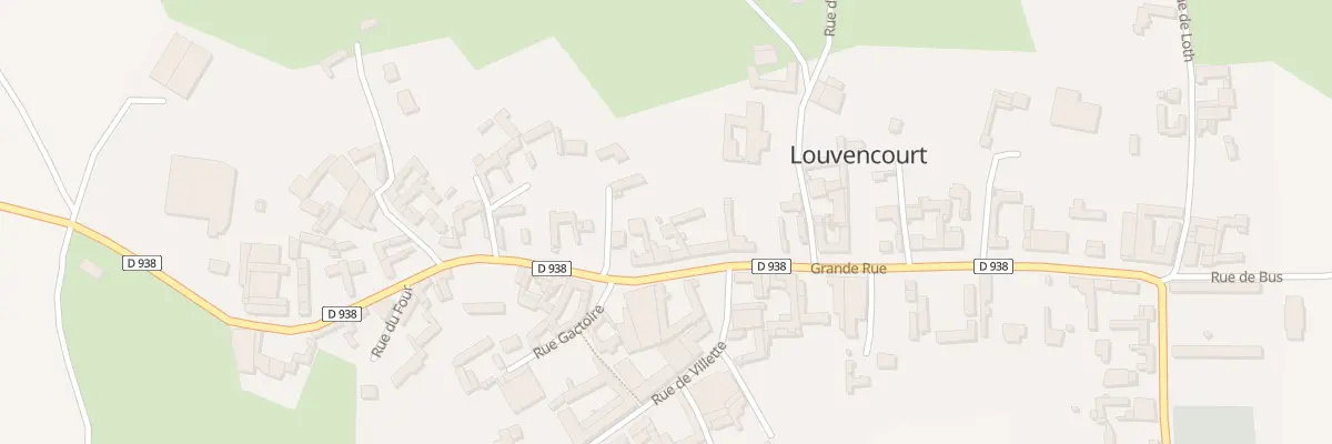 Plan du 30 Gr Grande Rue à Louvencourt