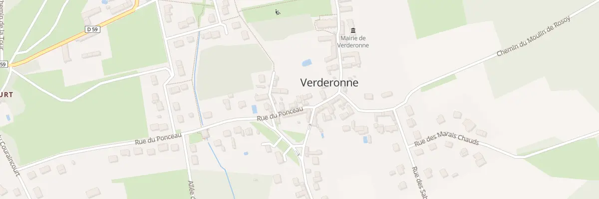 Plan du 2 Rue du Ponceau à Verderonne