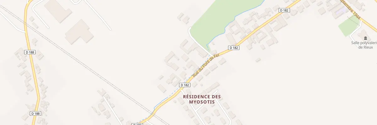 Plan du 43 Rue du Pont de Fer à Lillers