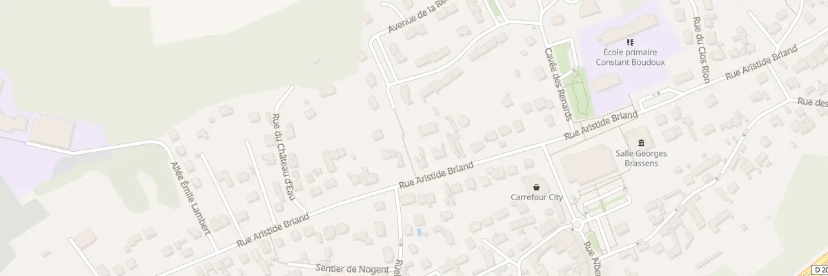 Plan du 117 Rue Aristide Briand à Villers-Saint-Paul