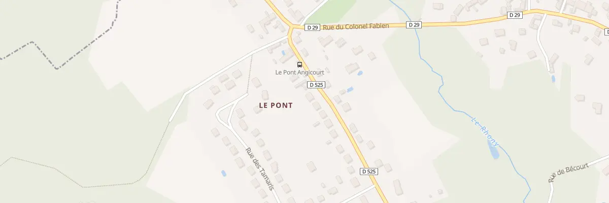 Plan du 109 Rue du Champ Saint-vaast à Angicourt