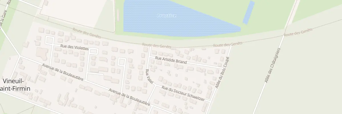 Plan du 7 Rue Aristide Briand à Vineuil-Saint-Firmin