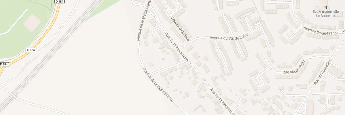 Plan du 63 Rue du Onze Novembre à Louvres