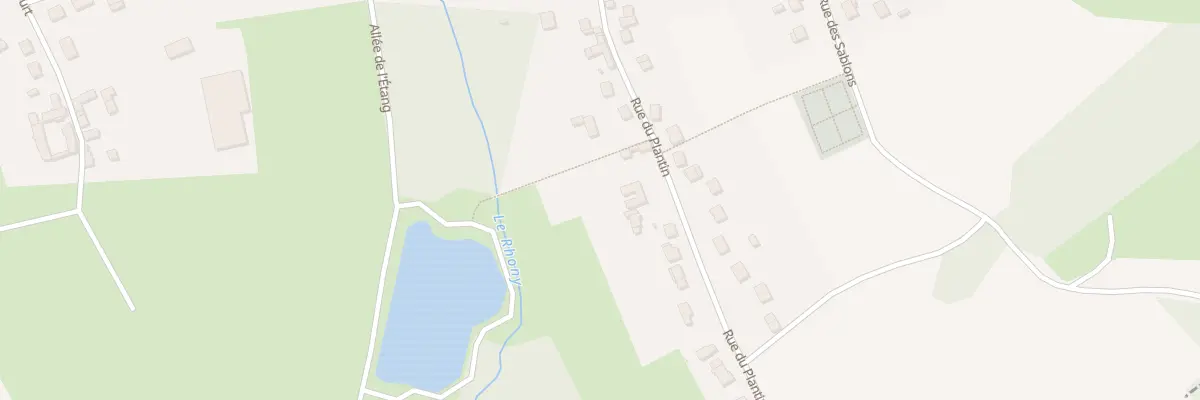 Plan du 14 Rue du Plantin à Verderonne