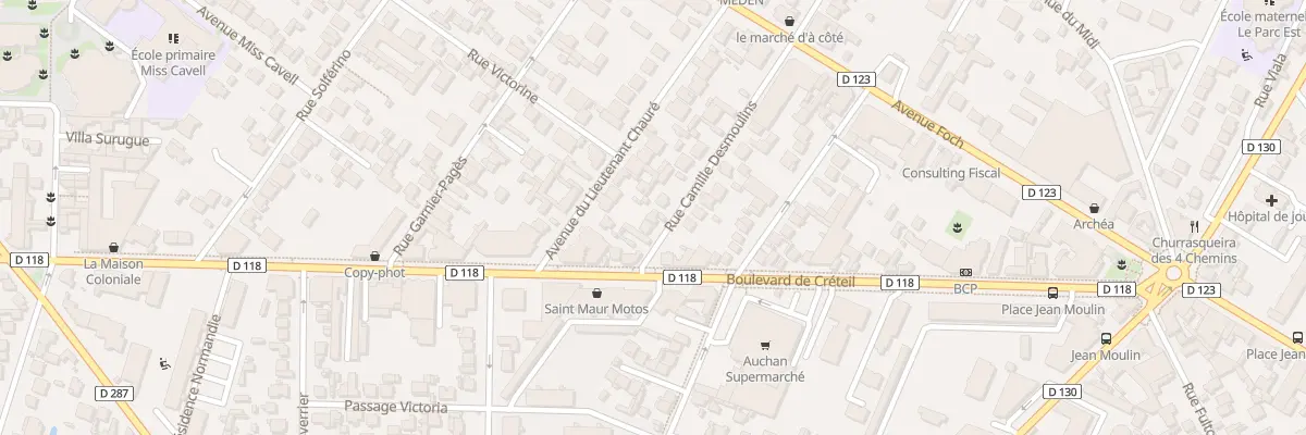 Plan du 16 Rue Camille Desmoulins à Saint-Maur-des-Fossés