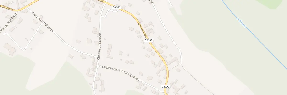 Plan du 6 Rue Grande à Noisy-sur-École