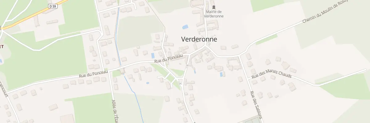 Plan du 2 Rue du Plantin à Verderonne