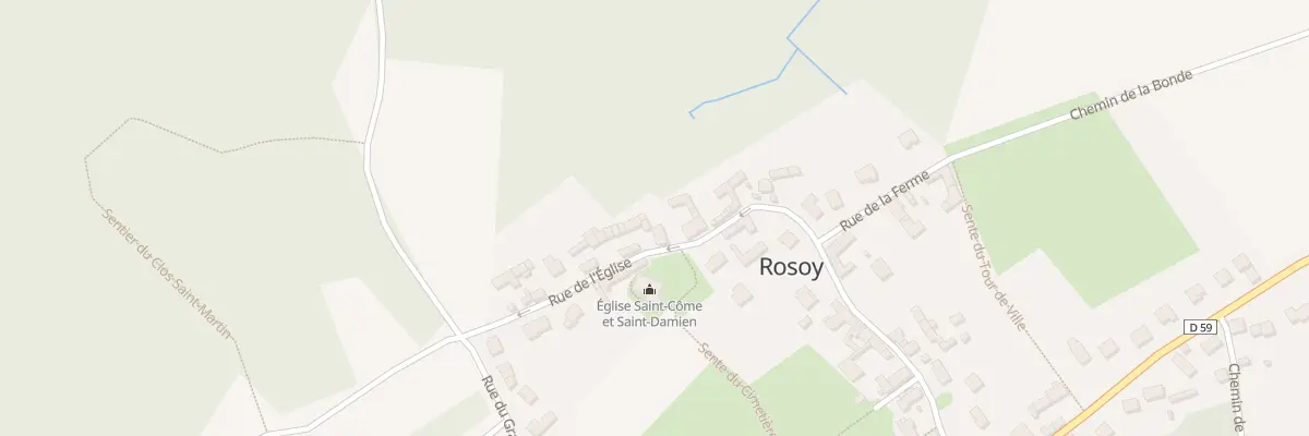 Plan du 30B Rue de l’Eglise à Rosoy