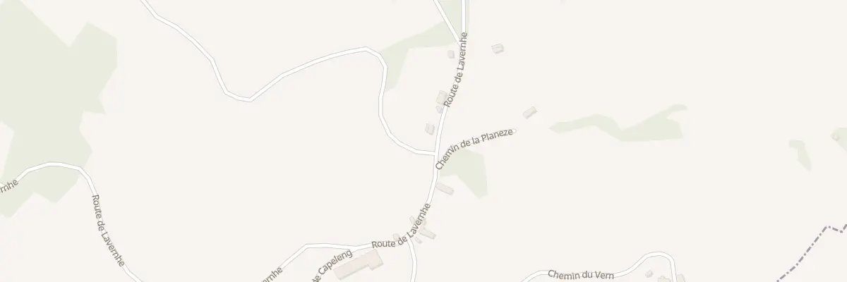 Plan du 2119 Rte de Lavernhe à Sénergues