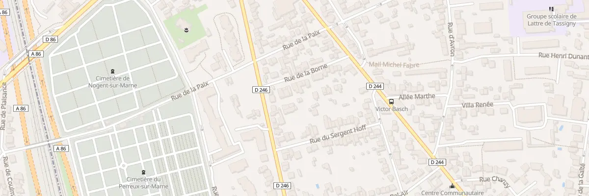 Plan du 5 Rue Sergent Hoff au Perreux-sur-Marne