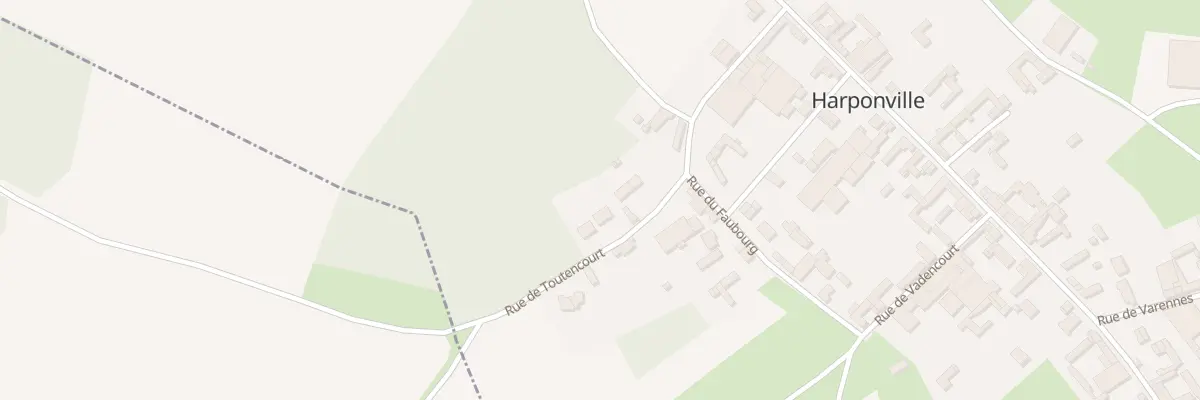 Plan du 4 Rue de Toutencourt à Harponville