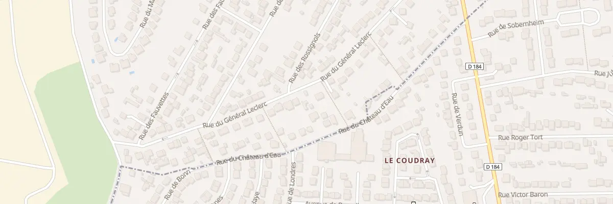 Plan du 43 Rue du Général Leclerc à Puiseux-en-France