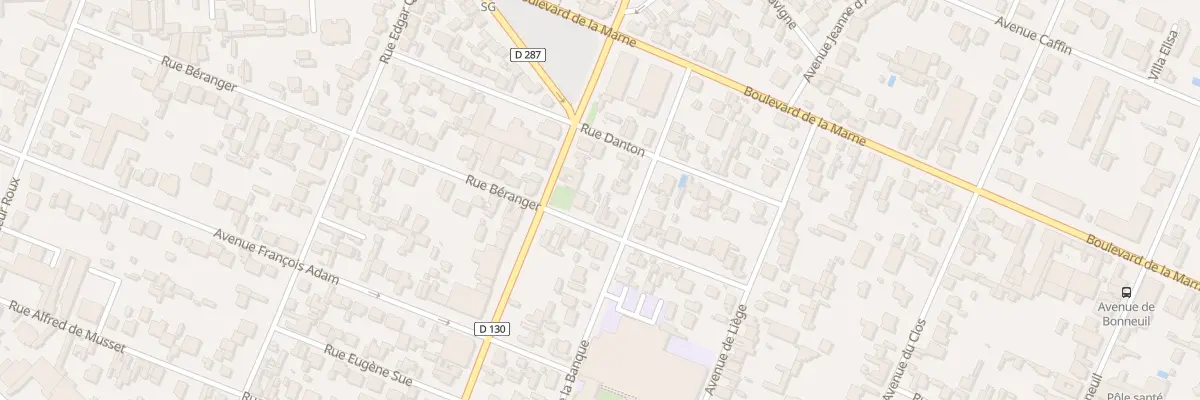 Plan du 53 Rue Béranger à Saint-Maur-des-Fossés
