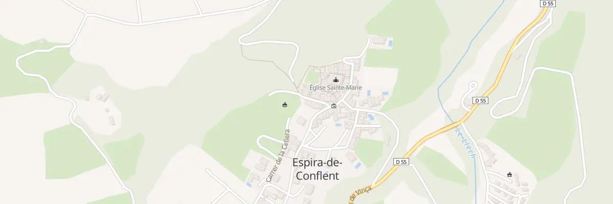 Plan du 5001F Cae de la Font à Espira-de-Conflent