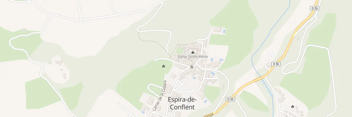 Plan du 52 Le Village à Espira-de-Conflent