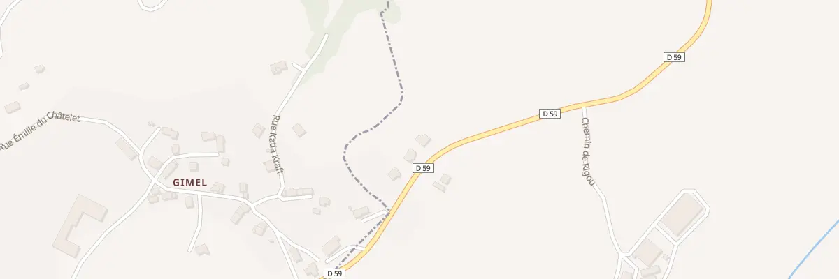 Plan du 2 Rte des Combes à Laroquevieille