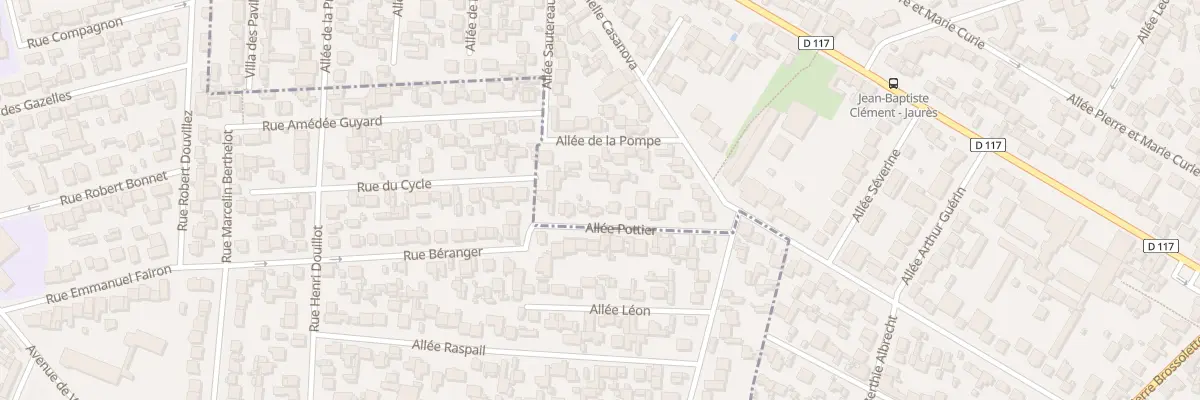 Plan du 18 All Pottier aux Pavillons-sous-Bois