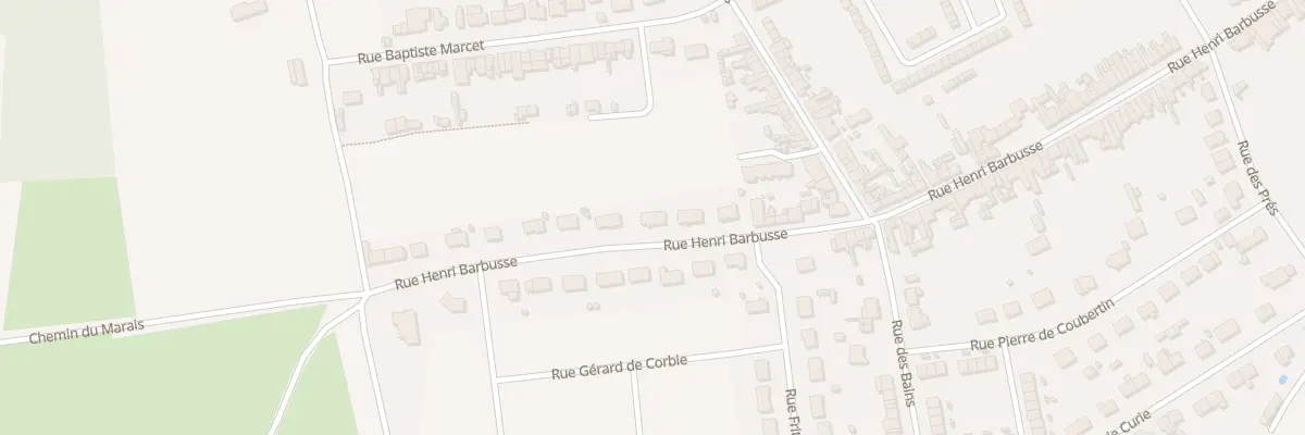 Plan du 84 Rue Henri Barbusse à Corbie