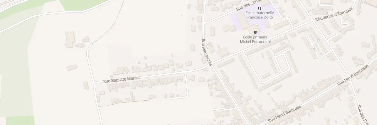 Plan du 2 Rue Baptiste Marcet à Corbie