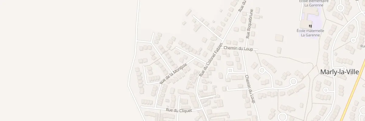 Plan du 2 Rue de la Montjoie à Marly-la-Ville