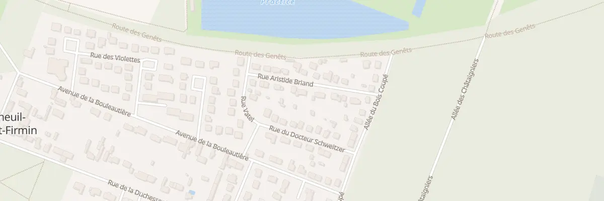 Plan du 12 Rue Aristide Briand à Vineuil-Saint-Firmin