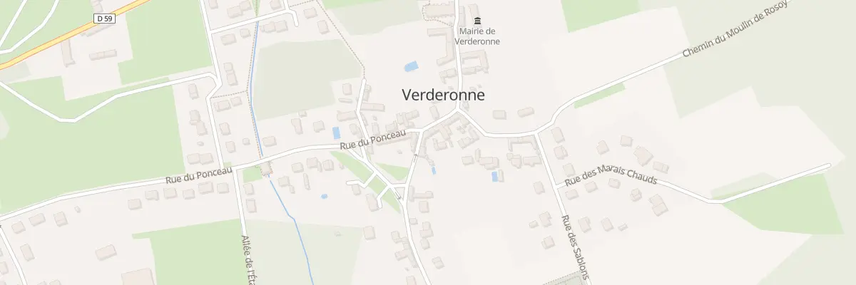 Plan du 25 Rue de l’Eglise à Verderonne