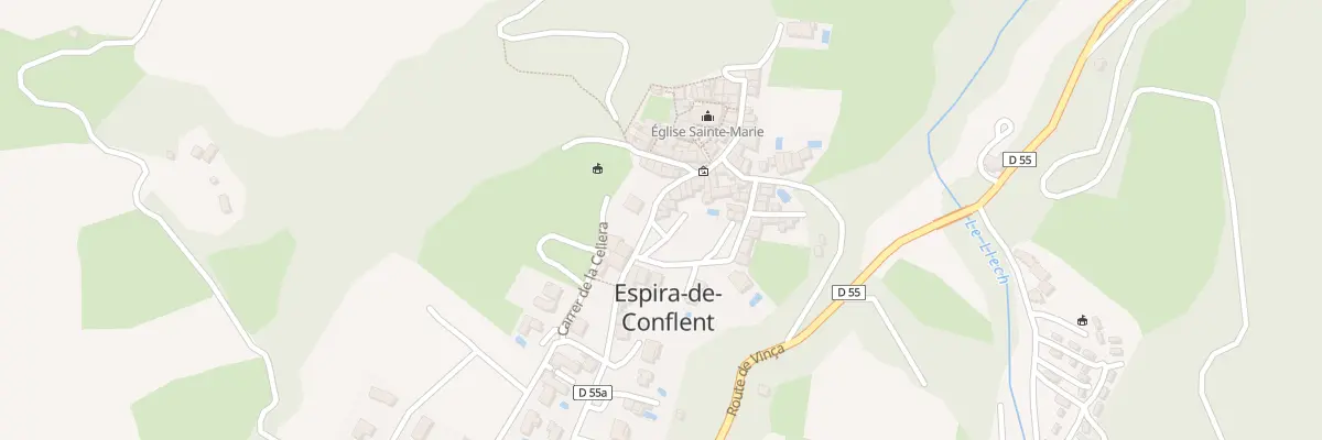 Plan du 64A Le Village à Espira-de-Conflent