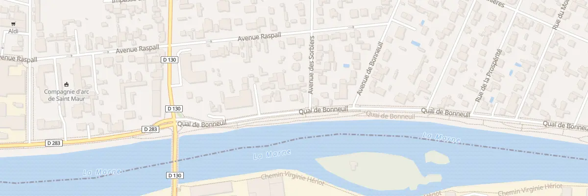 Plan du 111 Quai de Bonneuil à Saint-Maur-des-Fossés