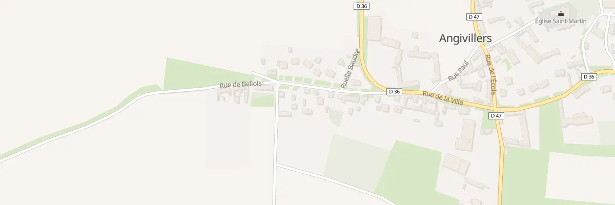 Plan du 281 Rue de la Ville à Angivillers