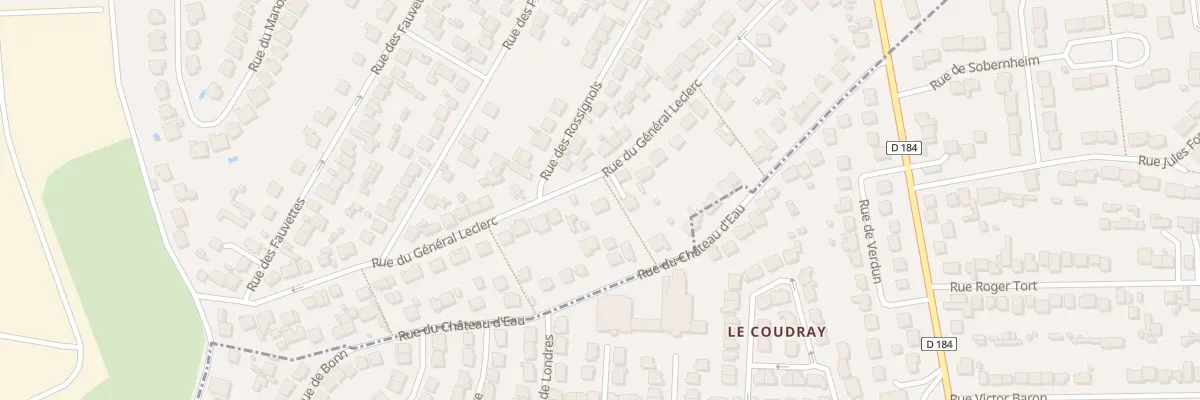 Plan du 39 Rue du Général Leclerc à Puiseux-en-France