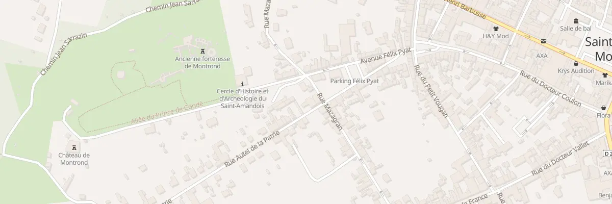 Plan du 20 Rue Autel de la Patrie à Saint-Amand-Montrond