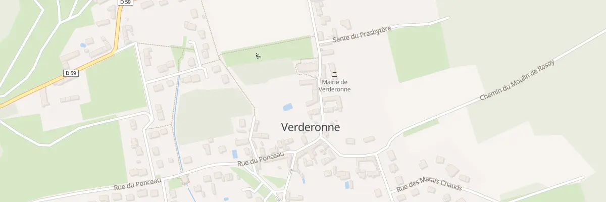 Plan du 12 Rue de l’Eglise à Verderonne