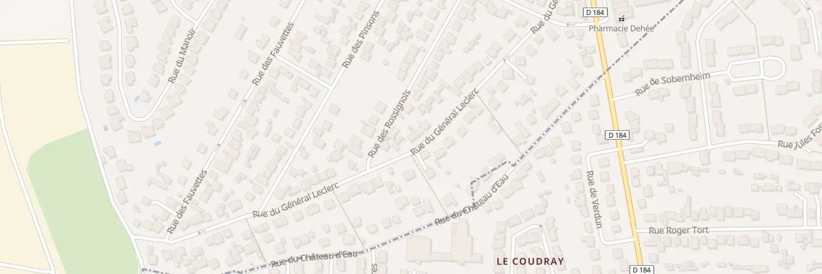 Plan du 46 Rue du Général Leclerc à Puiseux-en-France