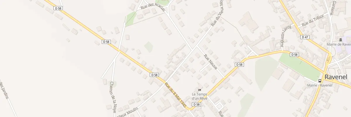 Plan du 39 Rue du Vieux Moulin à Ravenel