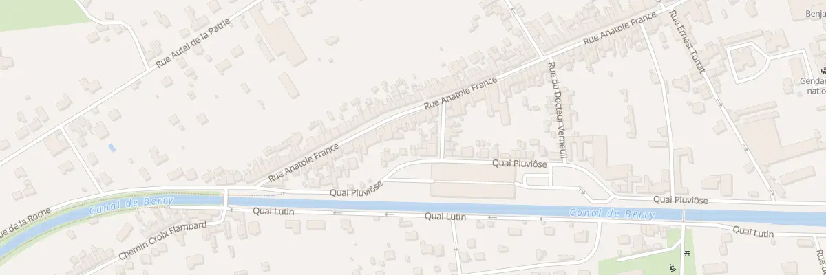 Plan du 85 Rue Anatole France à Saint-Amand-Montrond