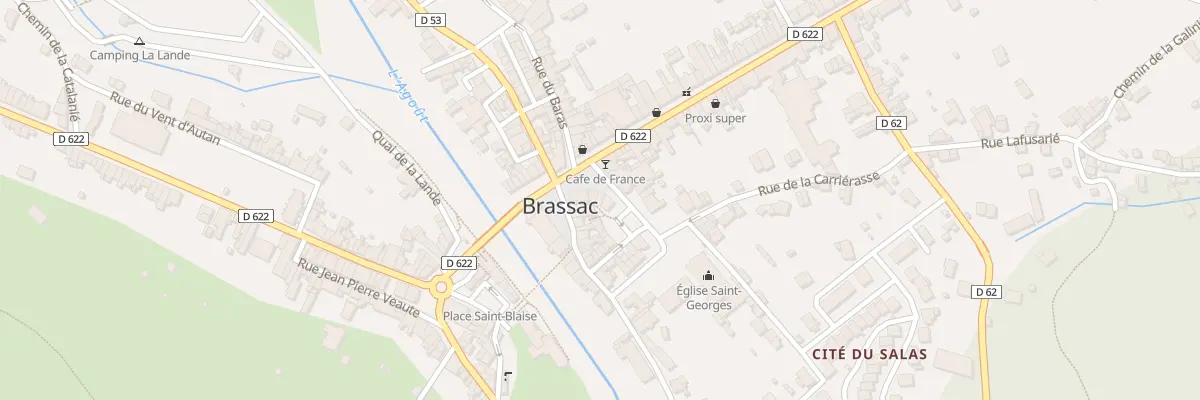 Plan du 12 Pl de l’Hôtel de Ville à Brassac