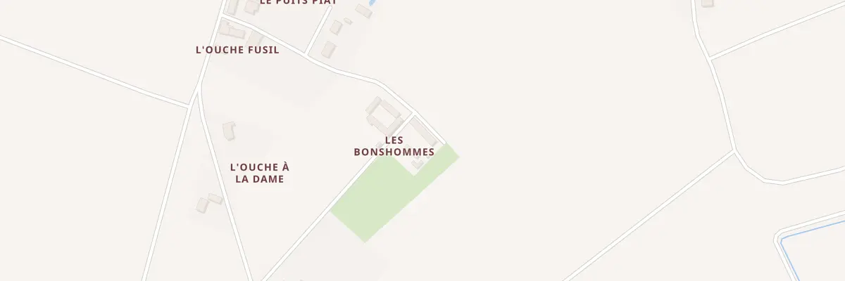 Plan du 14 Les Bonshommes à Juranville