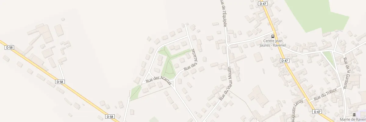 Plan du 4 Rue des Acacias à Ravenel