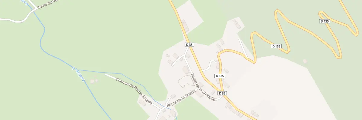 Plan du 5033 Le Bourg à Fontanges