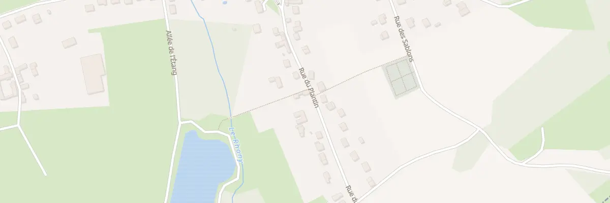 Plan du 12 Rue du Plantin à Verderonne