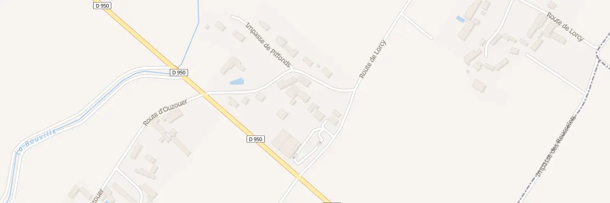 Plan du 9 Rue de Petit Piffonds à Mézières-en-Gâtinais