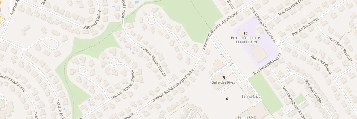 Plan du 3 Sq Georges Bernanos à Saint-Germain-lès-Corbeil