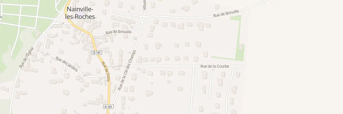 Plan du 9B Rue de la Courbe à Nainville-les-Roches
