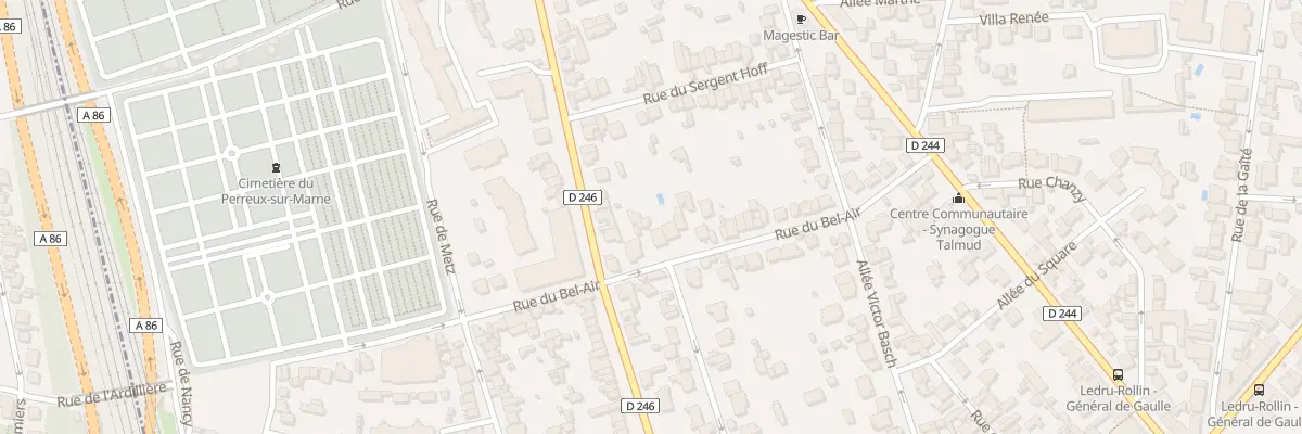Plan du 30 Rue du Bel-Air au Perreux-sur-Marne