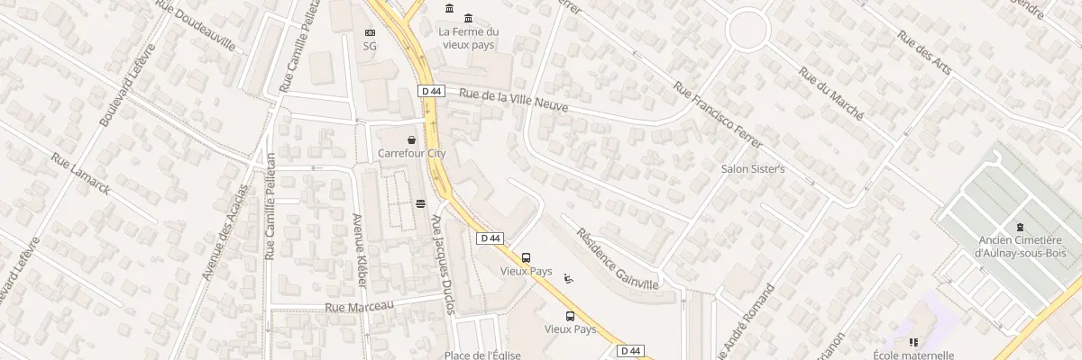 Plan du 22 Rue du Progrès à Aulnay-sous-Bois
