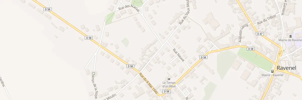 Plan du 37 Rue du Vieux Moulin à Ravenel