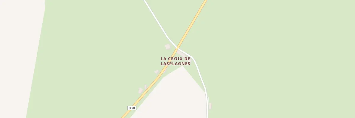 Plan du 2 La Croix de Lasplagnes à Ladinhac